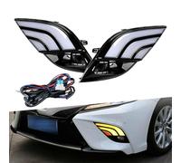 JKAPCYJFHF Luces antiniebla DRL de circulación diurna con arnés de módulo para Toyota Camry SE XSE 2018-20