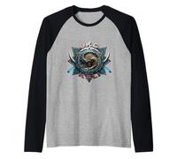 JKD Kali dragón vs Tigre Yin Yang Camiseta Manga Raglan
