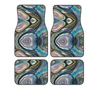 JKDGOJ Abalone Nacre Prints - Alfombrillas antideslizantes delanteras y traseras adecuadas para coches, camiones y SUV