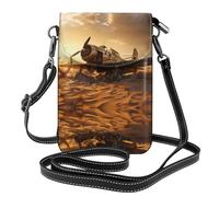 JKDGOJ Aviones viejos rotos. Bolso cruzado con estampados, bolsa para teléfono móvil, cartera pequeña para mujer, un regalo práctico adecuado para salir, hacer ejercicio y ir de compras