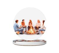 JKDGOJ Bonfire Party Prints - Posavasos para coche, 2 almohadillas de cerámica absorbentes antideslizantes para bebidas, decoración de coche