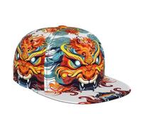 JKDGOJ Fierce Expression. Gorra de béisbol estampada para adultos, adecuada para todas las estaciones, tamaño ajustable clásico, color negro