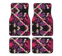 JKDGOJ Floristry Prints - Alfombrillas antideslizantes delanteras y traseras adecuadas para coches, camiones y SUV