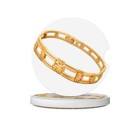 JKDGOJ Golden Contiguous Circle Prints - Posavasos para coche, 2 almohadillas de cerámica absorbentes antideslizantes para bebidas, decoración de coche