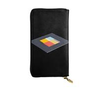 JKDGOJ Hanging thinking Prints - Cartera larga de piel para mujer, bolsa de mano de gran capacidad con cremallera para tarjetas de crédito