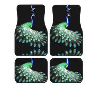 JKDGOJ Hazy Beauty Prints - Alfombrillas antideslizantes delanteras y traseras adecuadas para coches, camiones y SUV