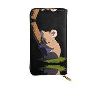 JKDGOJ Koala in the sun Prints - Cartera larga de piel para mujer, bolsa de mano de gran capacidad con cremallera para tarjetas de crédito