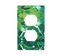 JKDGOJ Strange Bird Prints - Panel de pared de doble enchufe para el hogar, duradero para enchufes e interruptores decorativos