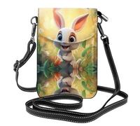 JKDGOJ Surprise Bunny Prints - Bolso cruzado para teléfono móvil, cartera pequeña para mujer, un regalo práctico adecuado para salir, hacer ejercicio y ir de compras
