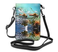 JKDGOJ The Quiet Dragonfly Prints - Bolso cruzado para teléfono móvil, cartera pequeña para mujer, un regalo práctico adecuado para salir, hacer ejercicio y ir de compras