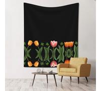 JKDGOJ Tulip Trifolium - Tapiz decorativo para pared, suave y duradero, muy adecuado para decorar dormitorios y porches