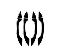 JKELPV Manija de puerta exterior Embellecedor adhesivo decorativo para manija de puerta, compatible con Q7 SQ7 4M 2016 2017 2018 2019 Maneta De Portón Trasero(A)