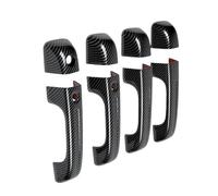 JKELPV Manija de puerta exterior Juego de 8 piezas para Dodge Ram 1500 (2019-2021): Cubiertas decorativas para manijas de puertas, carcasa de ABS, para exterior de vehículo. Maneta De Portón Trasero