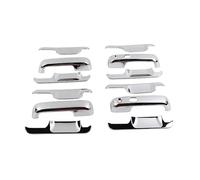 JKELPV Manija de puerta exterior Kits de embellecedores para manijas exteriores de puertas de automóviles, compatibles con Ford F150 2015-2020 Maneta De Portón Trasero(Chrome)