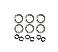JKELPV Toberas inyectores Compatible con BMW N55 N20 Motor Inyector de Combustible Anillo de Sellado Soporte Elementos de desacoplamiento a presión 13537591006 Inyector de Combustible(12 Pcs)