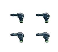 JKELPV Toberas inyectores Compatible con Bosch 110, 4 Piezas, Conector de Tubo de Retorno de inyector de Combustible diésel Common Rail, Tubo en T y Tubo en L. Inyector de Combustible(4XL)