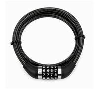 JKG Candado combinado para bicicleta, 4 dígitos, 8 mm, acero recubierto de | Candado de seguridad resistente a la intemperie sin llave para bicicletas, motocicletas, scooters, puertas, vallas