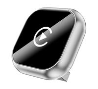 JKGBUK Adaptador CarPlay inalámbrico 2 en 1 para BMW X2 2018 2019 2020 2021 2022 2023 2024, Compatible con Android Auto, Bluetooth 5.0, conexión rápida y Estable,C/Silver