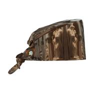 JKIEGOQ Gorro de trabajo transpirable The Metropolitan Museum of Art de Nueva York, estampado de terciopelo de piel de melocotón, ajustable, suave, versátil