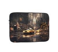 JKIEGOQ New York Fashion City Pattern - Funda portátil para laptop, a prueba de golpes, funda portátil para laptop de 12 pulgadas, para hombres y mujeres, viajes de negocios, oficina, uso diario