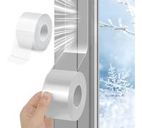 JKITNHJOT Cinta de sellado autoadhesiva para puertas y ventanas, 3cm x 10m Window Seal Strip Tape, transparente, impermeable, resistente a la intemperie para puertas y ventanas y juntas de vidrio