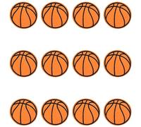 JKJF 12 parches bordados de baloncesto parches de hierro de baloncesto parches de bolas deportivas cosidas calcomanías de ropa insignias mochilas chaquetas vaqueros sombreros