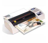 JKJZSALJ Laminadora Pequeña A3, Laminadora En Frío Y Caliente, Profesional De Una Sola Cara Y Doble Cara, Laminadora De Cuatro Rodillos para Película BOPP Pte.