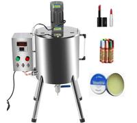 JKJZSALJ Máquina Comercial Automática De Calentamiento, Agitación, Mezcla Y Llenado para Barras De Labios, Velas, Vaselina Y Aceites: Solución Eficiente para Disolver Y Llenar, 15 L.