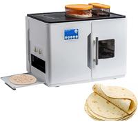 JKJZSALJ Máquina Eléctrica Automática para Hacer Chapati, Tortillas, Panqueques Y Pan Plano con Funcionamiento De Un Solo Botón para Una Cocción Fácil.