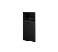 JKJZSALJ Nicho De Ducha De Acero Inoxidable, Soporte para Papel Higiénico Empotrado, Nicho De Ducha con Escobillero para Baño, Negro, 20 X 40 X 14 Cm