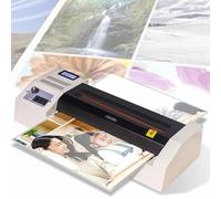 JKJZSALJ Plastificadora A3, Laminadora En Frío Y Térmica, Laminadora De Rollos En Frío Y Caliente para El Hogar, La Escuela O Pequeñas Oficinas, Ideal para Fotos Y Folletos.