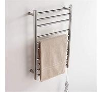 JKJZSALJ Toallero Calefactado para Baño, Calentador De Toallas De Pared, Calentador De Toallas Eléctrico, Tendedero De Pared para Baño, Espejo De 8 Barras Cuadradas, Accesorios De Baño para El Hogar.
