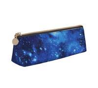 Jkkghll Blue Universe Space Galaxy Print School Casual Estuche delgado de mayor capacidad para bolígrafos artistas, estudiantes, adolescentes, White, Talla única