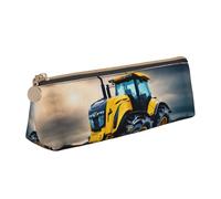 Jkkghll Company Farm Tractor Print School Casual Estuche delgado de mayor capacidad para bolígrafos artista, estudiante, adolescente, White, Talla única