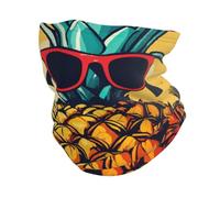 Jkkghll Gafas de sol con diseño de piña, diseño de playa y arena, térmicas, para hombres y mujeres, bufanda para el cuello, máscara facial resistente al viento para clima frío