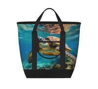 Jkkghll Lord Howe Island Sea Turtleprint - Bolsa de compras espaciosa con aislamiento térmico de gran capacidad para mujeres y hombres