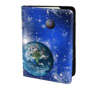 JKKGHLL Planet Galaxy Print - Funda ligera para documentos de viaje de 5.5 pulgadas, para viajes de negocios, ocio, Black, Talla única