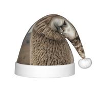 Jkkghll Sombrero de elfo de Navidad con estampado de alpacas con texto en inglés "I Love Alpacas", accesorio de Año Nuevo, decoración familiar