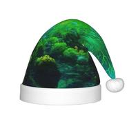 Jkkghll Sombrero de elfo de Navidad con estampado de hongos mágicos, accesorio de Año Nuevo, decoración familiar de sombreros de Navidad