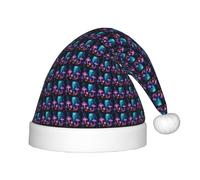 Jkkghll Sombrero de elfo de Navidad con estampado de hongos mágicos, accesorio de Año Nuevo, decoración familiar de sombreros de Navidad