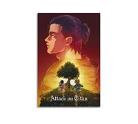 JKLSCEB Póster decorativo de Attack on Titan para pared e imagen artística moderna para decoración de dormitorio familiar, 12 x 18 pulgadas (30 x 45 cm)
