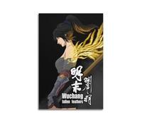 JKLSCEB Wuchang Fallen Feathers - Póster de juego de arte digital con 18 lienzos decorativos para pared e impresión artística moderna para dormitorio familiar, pósteres de 40 x 60 cm
