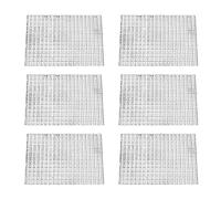 jklymm 6 bandejas difusoras de luz de plástico para acuarios, separador de filtro para pecera, bandeja de aislamiento de fondo