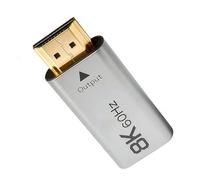 jklymm Adaptador USB C hembra a HDTV macho 8K @ 60Hz convertidor de vídeo alimentación externa para tabletas, monitores, laptop, USB C a