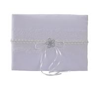 jklymm Espacioso libro para invitados que ofrece un amplio espacio para firmas y bendiciones durante grandes celebraciones de boda, tela elegante, a, Talla única