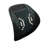 jklymm Fundas de asiento con cuentas para respaldo lumbar, cojín para silla de vehículo, almohadilla de asiento de refrigeración ventilada, cómoda almohadilla de conducción