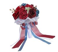 jklymm Life Like - Ramo de boda, centro de mesa, arreglo floral, flor de seda para accesorios de fotografía de mano, accesorios de novia