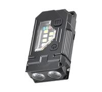 jklymm Pequeñas linternas LED con textura impermeable con gancho para llavero, adecuadas para acampar y uso al aire libre, linterna de bolsillo portátil