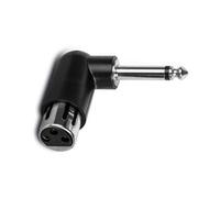 jklymm Salida de procesador de sonido XLR de 3 pines a 6,35 mm para micrófonos de estudio y potenciadores con carcasa de poliestireno permanente