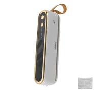 jklymm Sellador de alimentos al vacío recargable y transportable para una conservación eficiente, batería de larga duración, expediciones silvestres, sellador USB CREATE